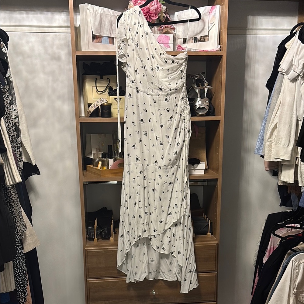 Floral White Dress NWT size 14